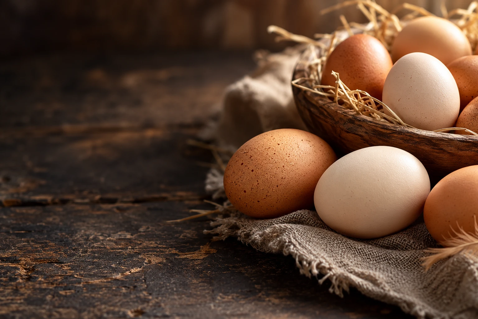 Fresh eggs — illustrative photograph